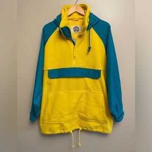 R&R Vintage Y2K Colourblock Sweater Fleece Rest & Relaxation